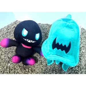 Lot of Sonic the Hedgehog Plush Jade Whisp and Dark Chao 7" stuffed toys